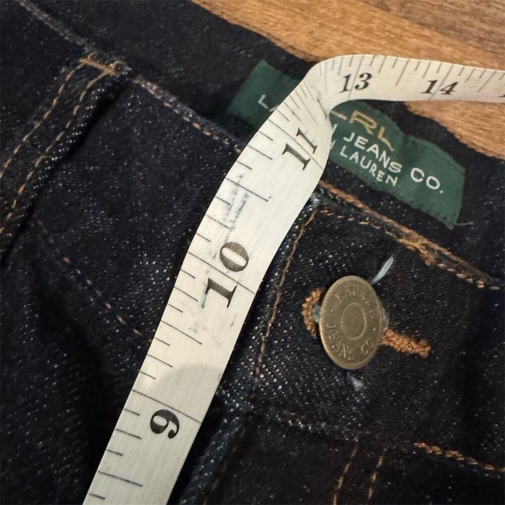 LRL Ralph Lauren Classic Bootcut Jeans 8 Dark Wash Western Horse Cowgirl READ - Picture 12 of 13